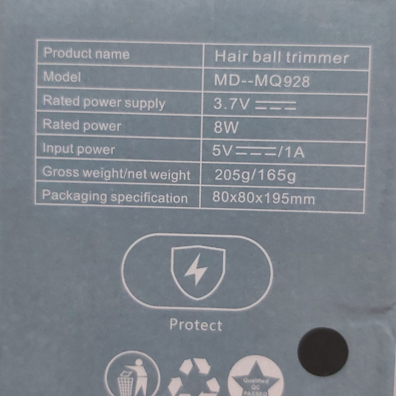پرزگیر شارژی لباس مدل MD--MQ928