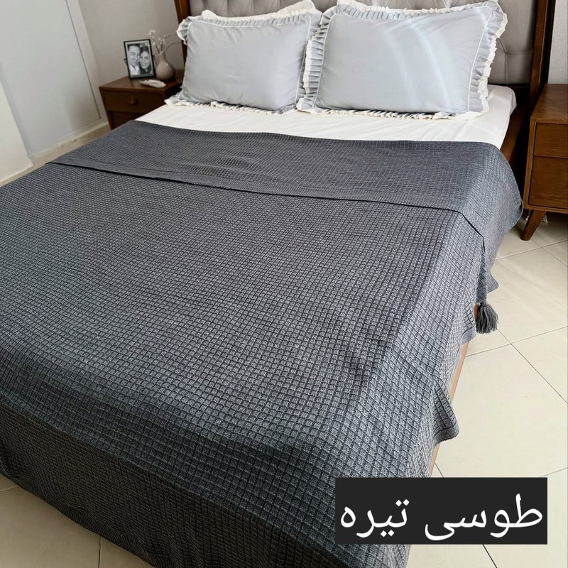 شال مبل و تخت مدل بیسکویتی سایز 150×300 سانتی متر