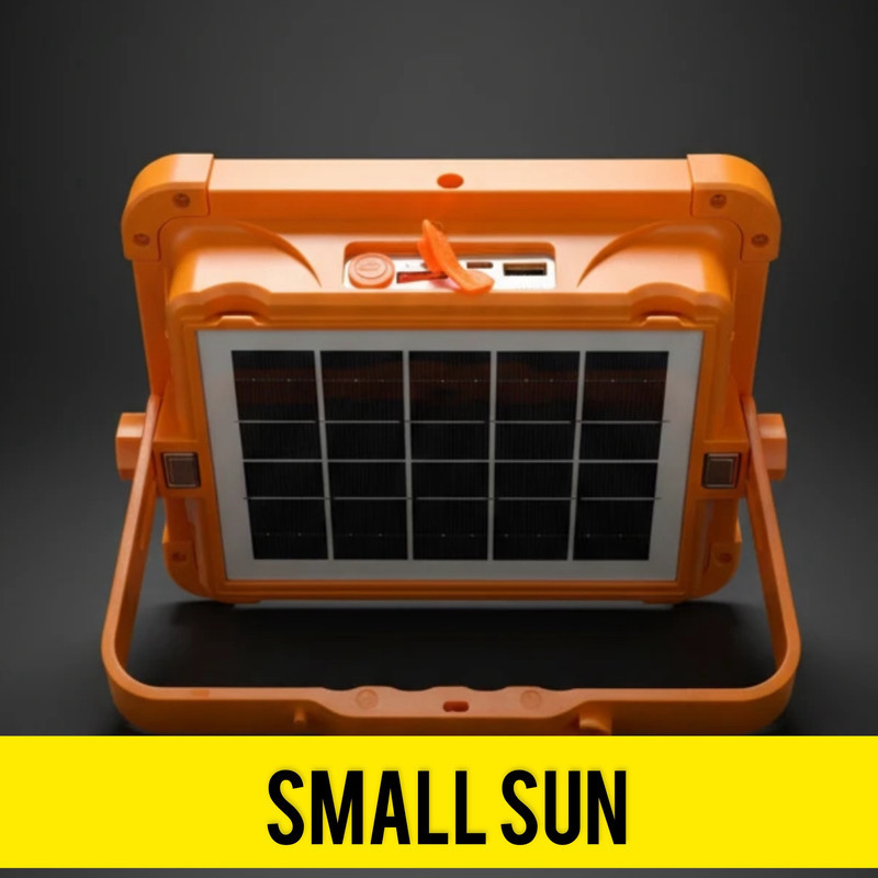چراغ کمپینگ اسمال سان مدل 200W-6 Battry با نور مهتابی