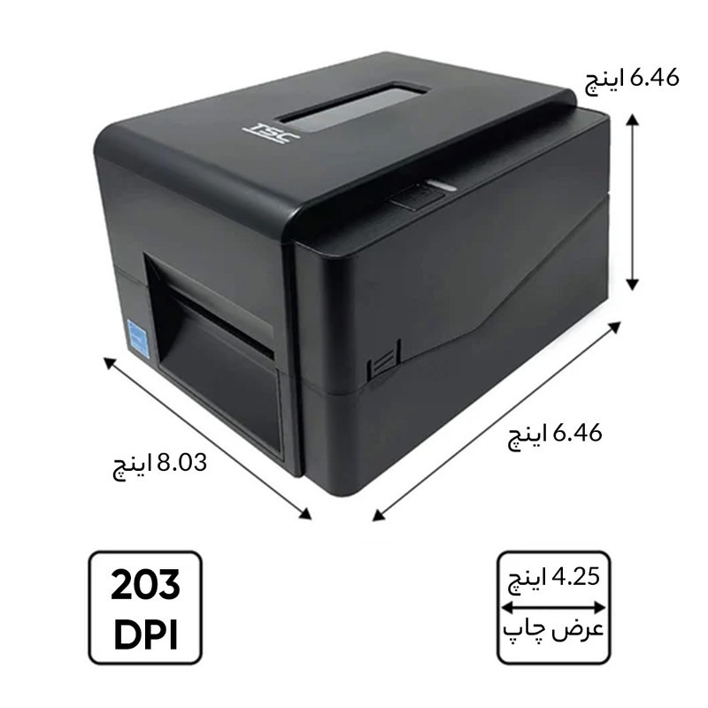 پرینتر لیبل زن حرارتی تی اس سی مدل TE200