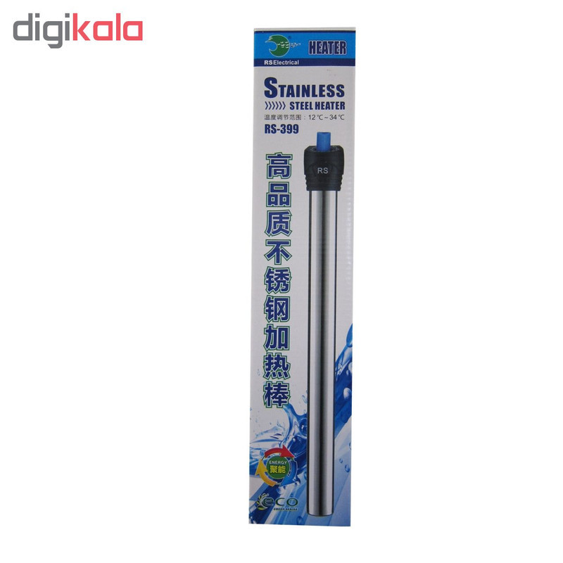 بخاری استیل آکواریوم اکو مدل RS_399 توان 300 وات