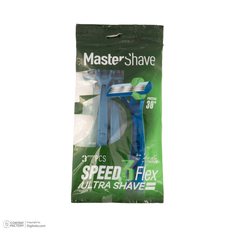 خود تراش مستر شیو مدل Speed 3 Flex بسته 3 عددی