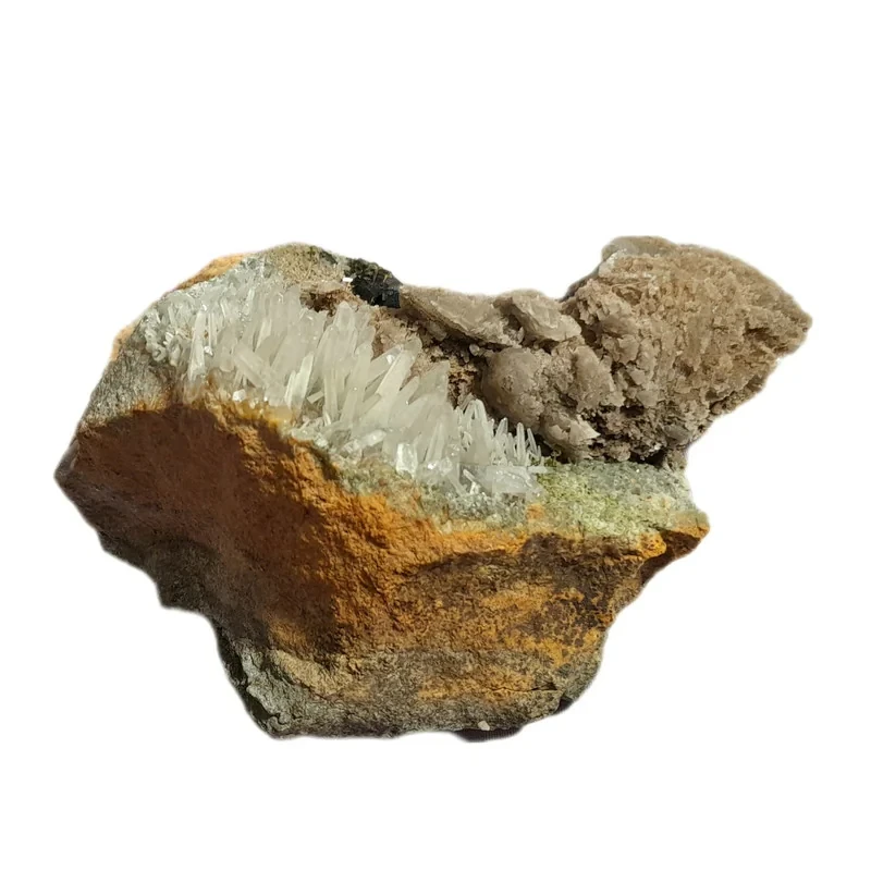 سنگ راف مدل کلسیت همرشدی کوارتز اپیدوت دکوری کلکسیونی کد312