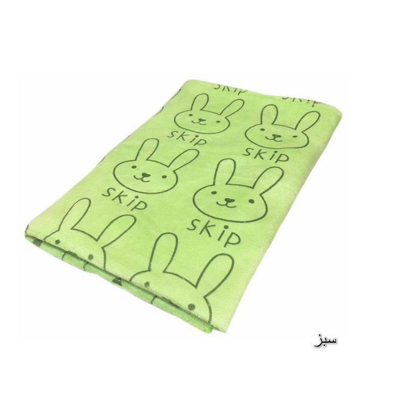حوله دستی مدل نانو رابیت کد 01 سایز 35×75 سانتی متر مجموعه دو عددی