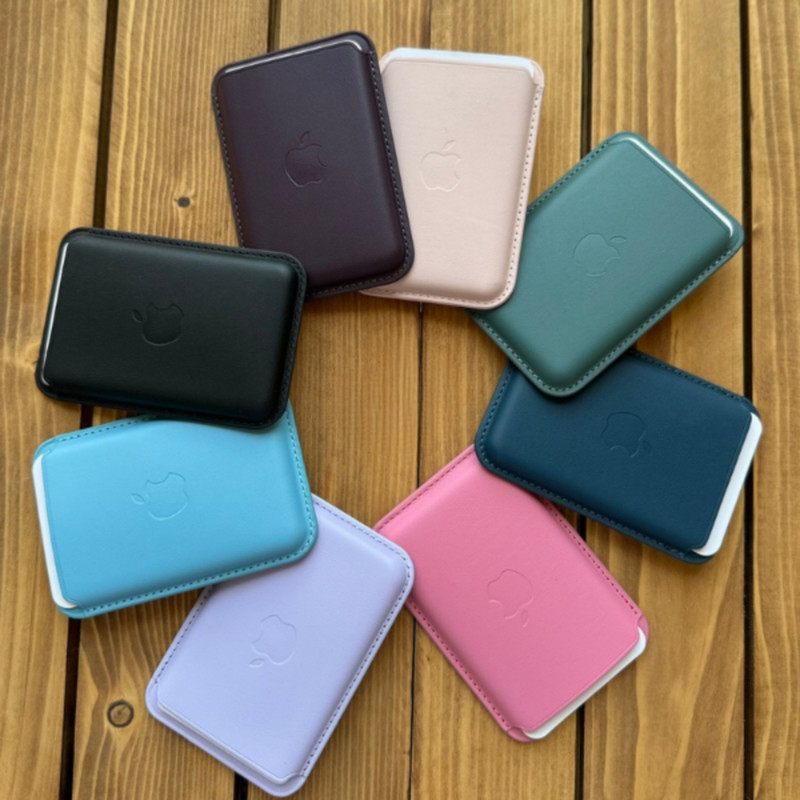 جا کارتی موبایل مدل leather wallet magsafe