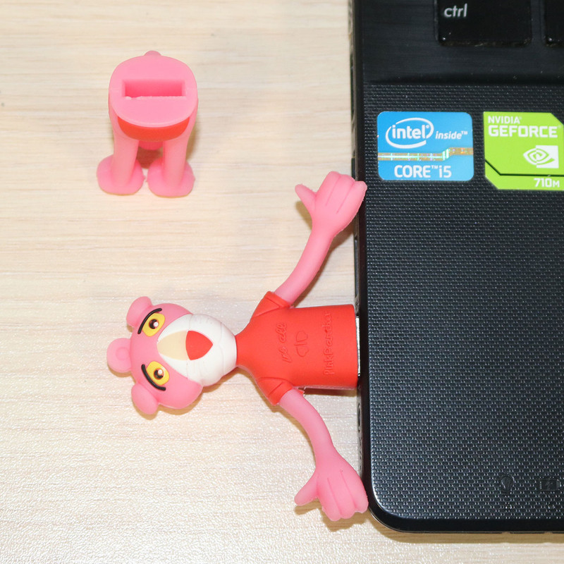 فلش مموری طرح پلنگ صورتی مدل UL-Pink Panther ظرفیت 64 گیگابایت