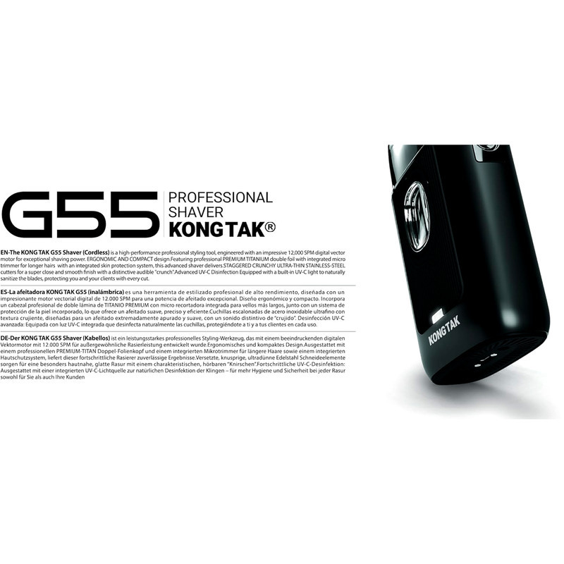 ماشین اصلاح موی صورت شارژی کنگ تک مدل G55