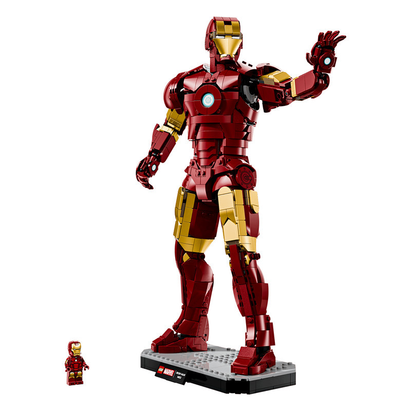 لگو 1297 تکه سری Marvel مدل Iron Man Mark 3 Collectors' Edition کد 76344