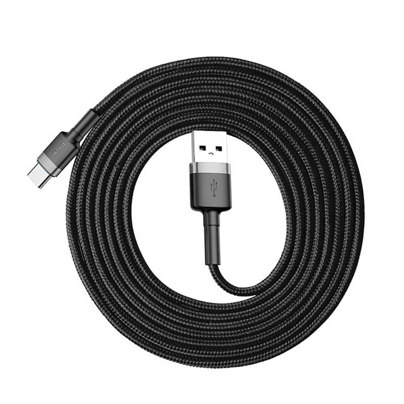 کابل تبدیل USB-A به USB-C بیسوس مدل Cafule طول 2 متر