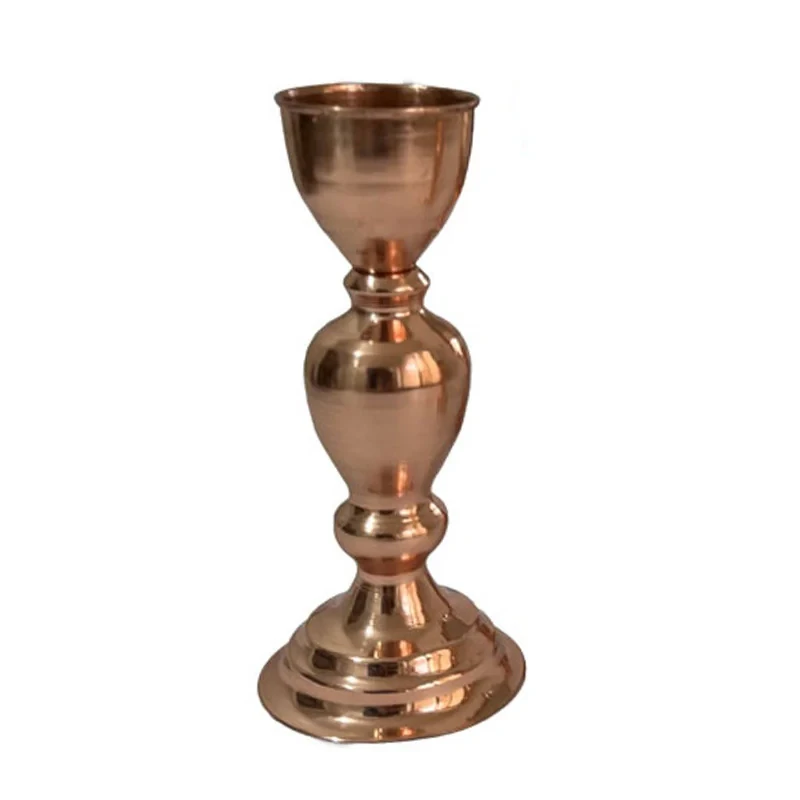 شمعدان مسی مدل مروارید کد ZH373