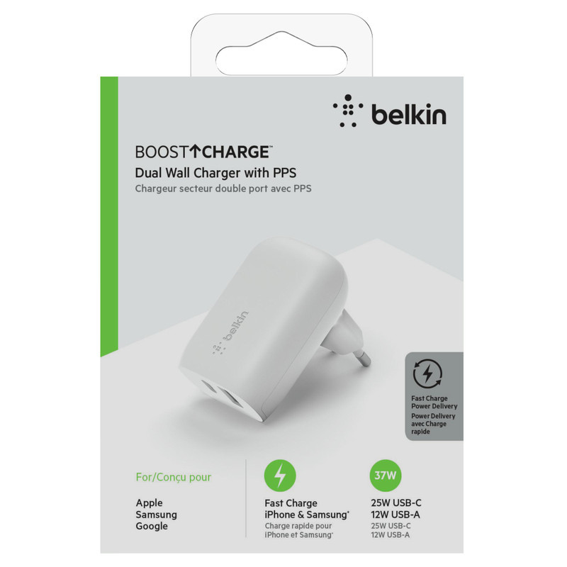 شارژر دیواری بلکین مدل  WCB007vfWH BOOST CHARGE