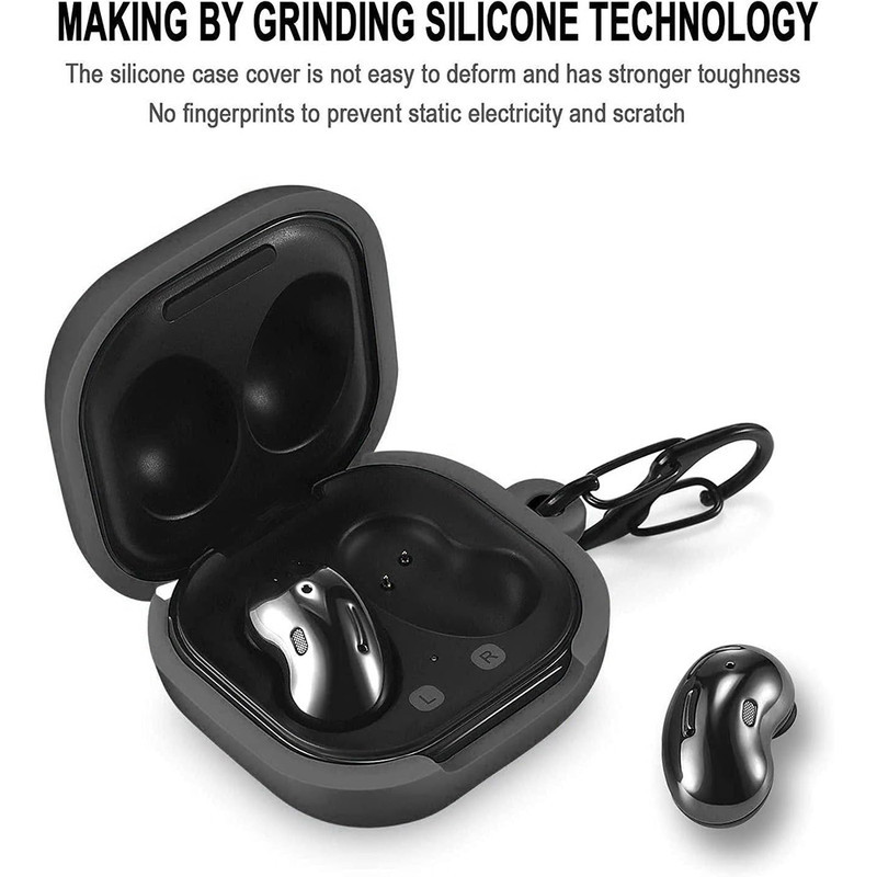 کاور والکری مدل Siliconie مناسب برای هدفون سامسونگ Galaxy Buds Live  Buds Pro  Buds 2  Buds 2 Pro  Buds FE
