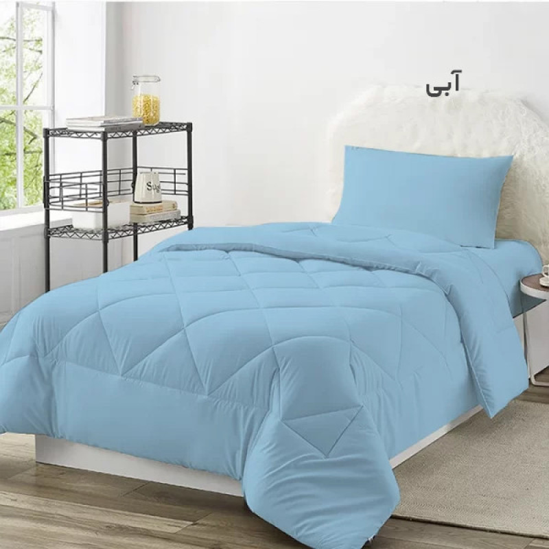 لحاف چیداری مدل میکرو یک نفره سایز 190x220سانتی متر
