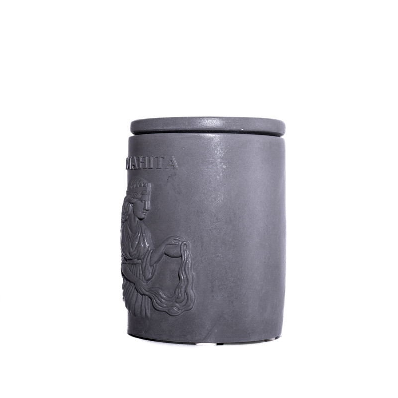 شمع استوانه‌ای معطر مدل آناهیتا با رایحه یاس زمان اتمام 55 ساعت