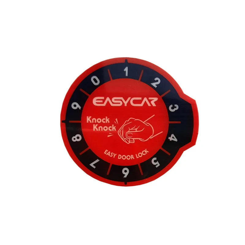 برچسب دزدگیر شیشه خودرو قطعه سازان کبیر مدل KNOCK-EASYCAR