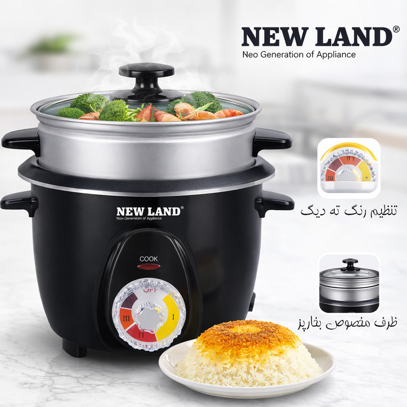 پلوپز 5 نفره نیولند مدل NL-2948BL