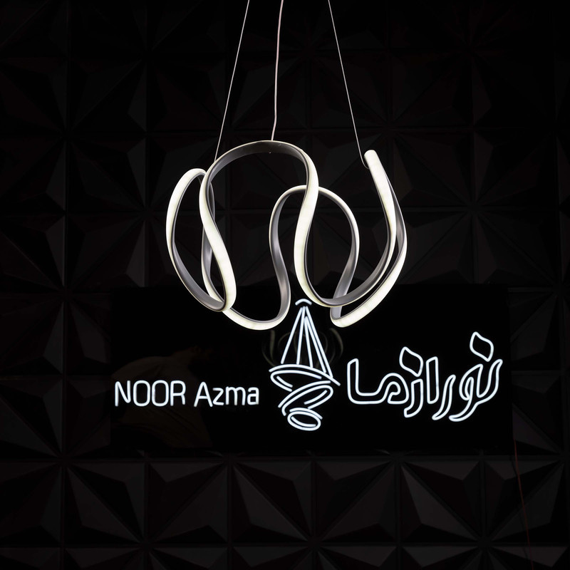 لوستر 1 شعله نور از ما رشکان مدل ZEEN4