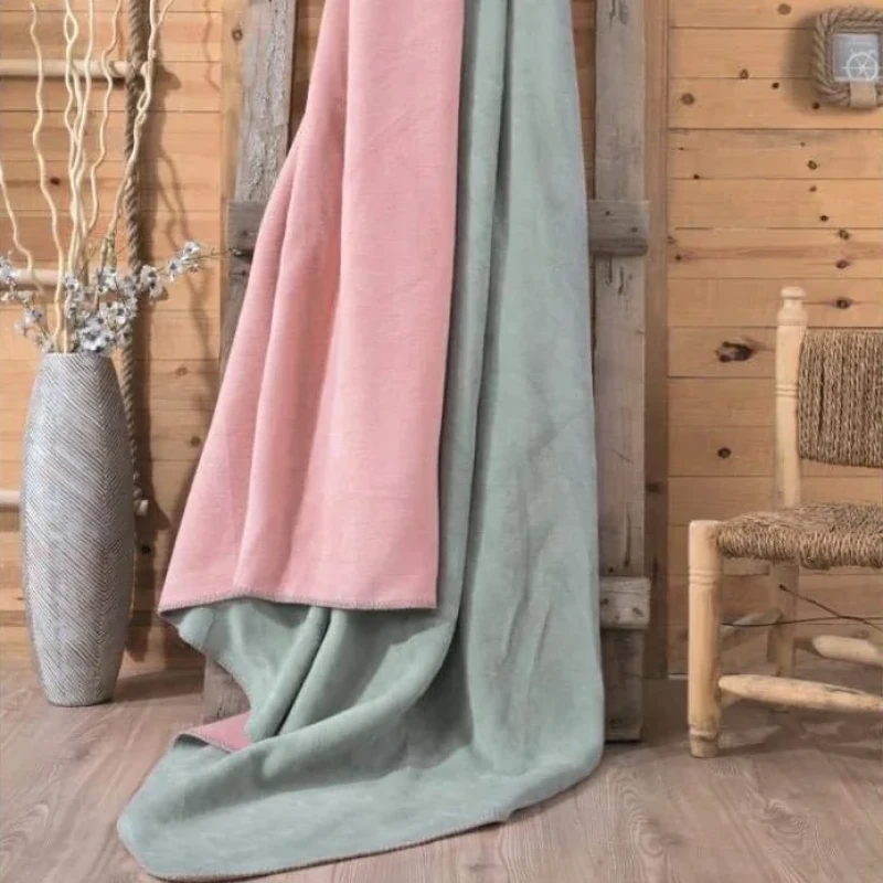 پتو کاتن باکس مدل Pudra-Mint سایز 220×200 سانتی متر
