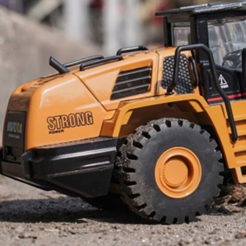 ماکت ماشین ناب سل مدل غلطک فلزی راهسازی هوینا کد HUINA 1715 ROAD CONSTRACTION  METAL ROAD ROLLER SCALE 1:50