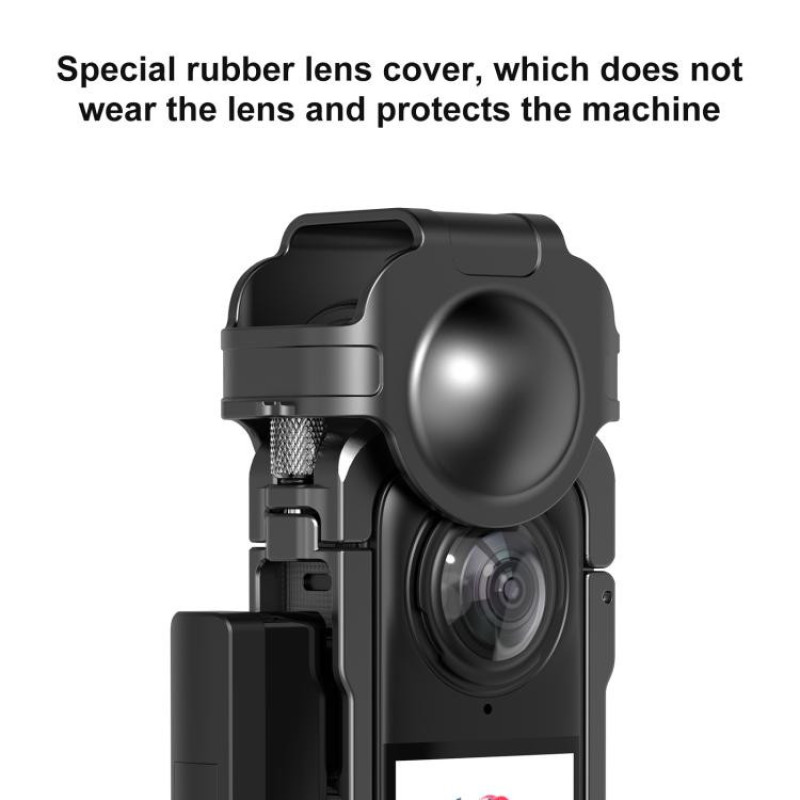 قاب محافظ فلزی پلوز مدل PU891B مناسب برای دوربین Insta360 X4