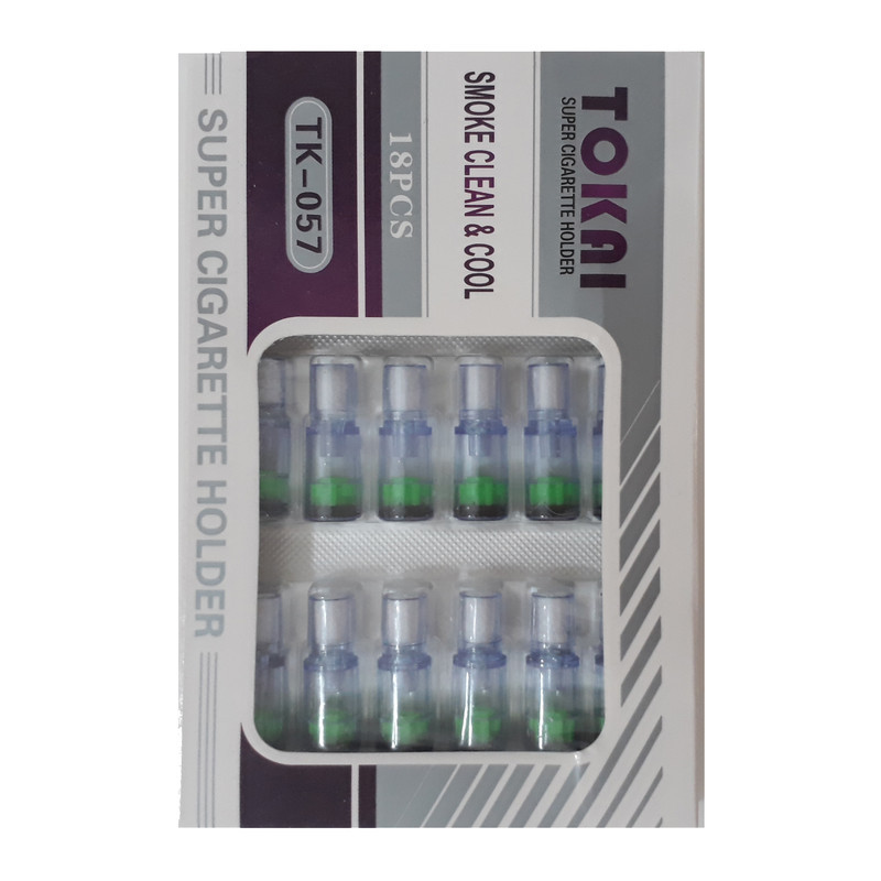 فیلتر چوب سیگار توکای مدل tk-057 بسته 18 عددی