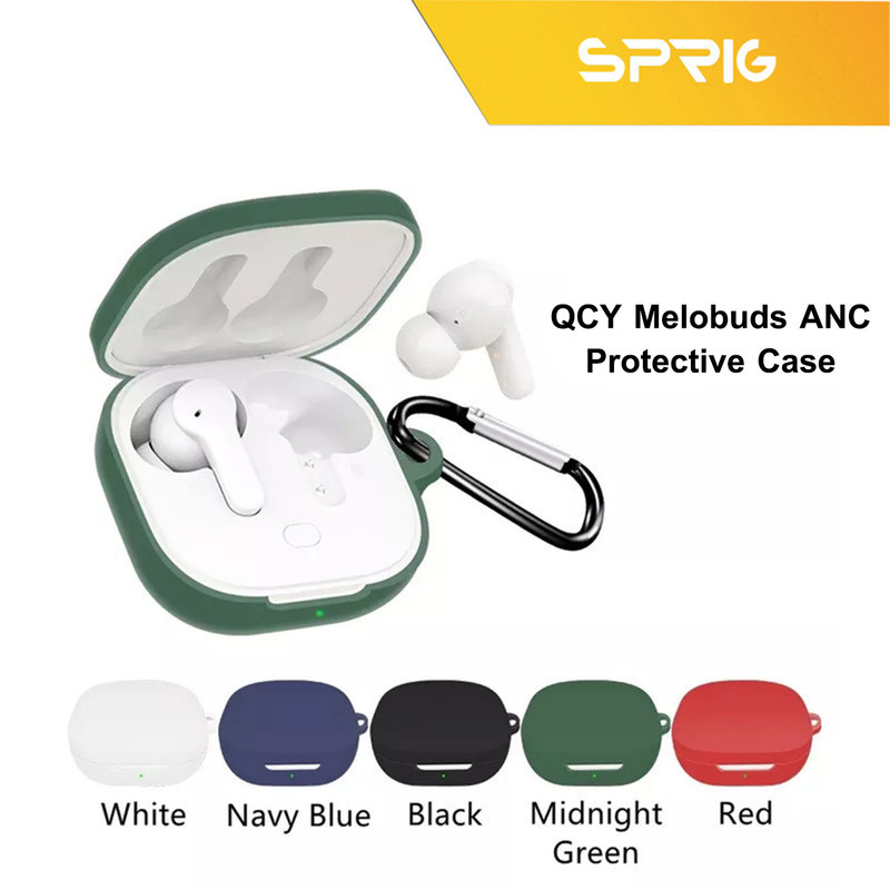 کاور اسپریگ مدل Silicon-SPG مناسب برای کیس هدفون بی سیم کیو سی وای Melobuds ANC