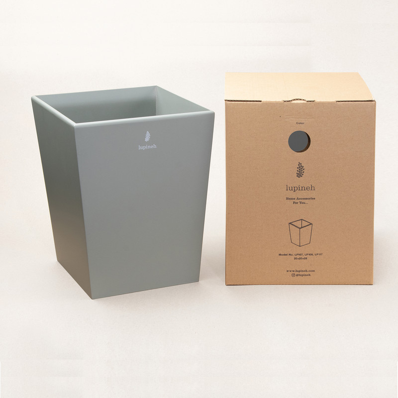 ست سطل و جای دستمال کاغذی لوپینه مدل IRIS-LP119