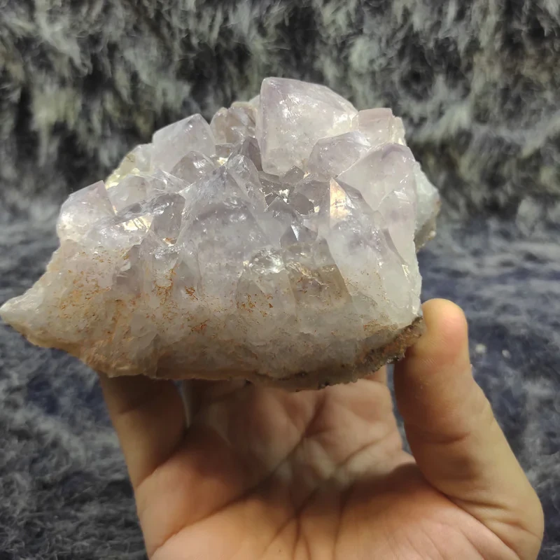 سنگ راف آمیتیست مدل  کریستالی کد CM7704