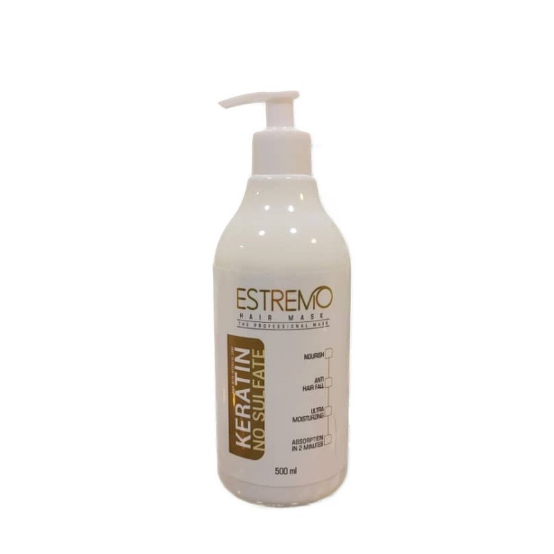 ماسک مو استرمو مدل KERATIN حجم 500 میلی لیتر