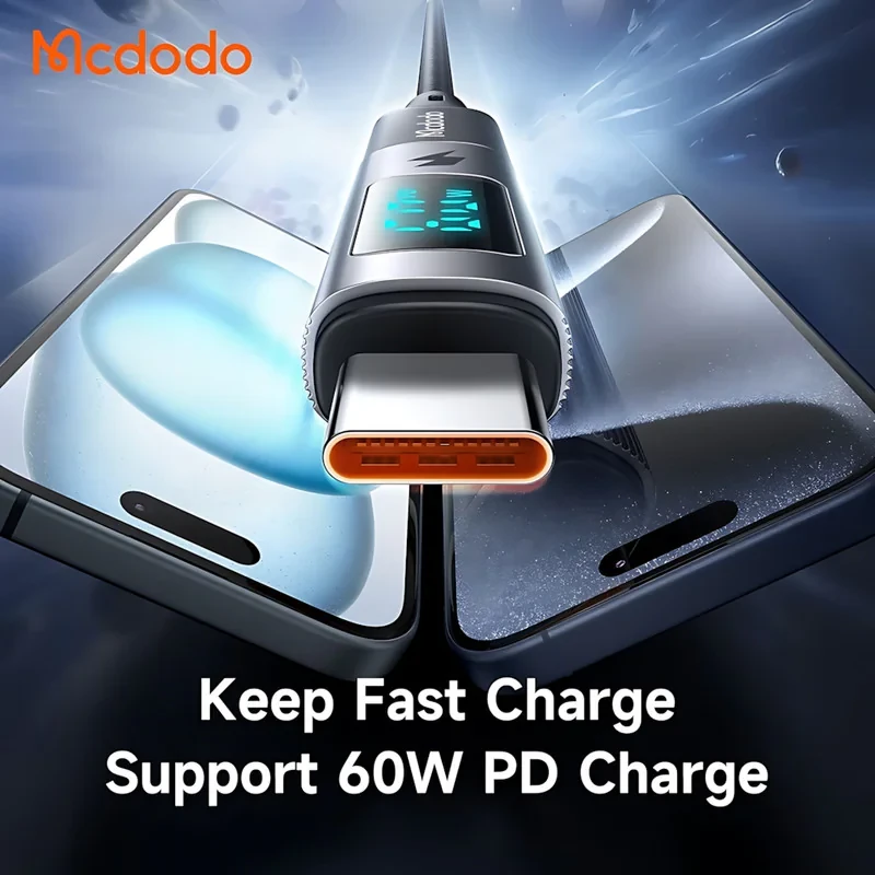 مبدل لایتنینگ به USB-C مک دودو مدل OT-599 60W