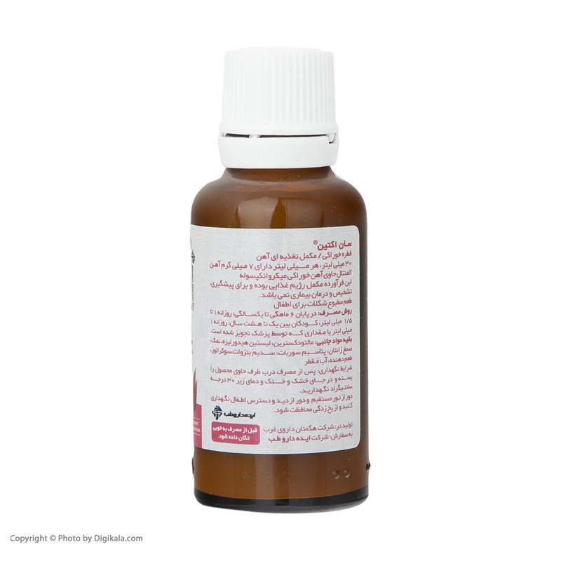 قطره آهن سان اکتین ایده داروطب حجم 30 میلی لیتر