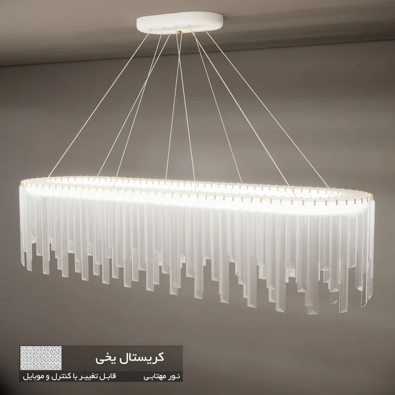 لوستر نورکیا مدل لاینر قندیلی کد 1Ln-90G