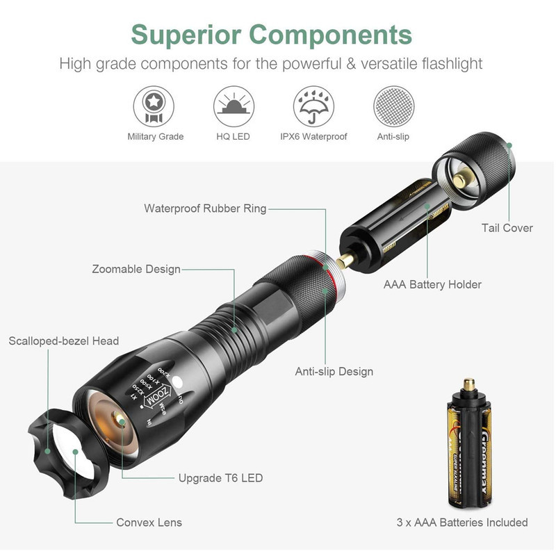 چراغ قوه دستی مدل RL-103T6