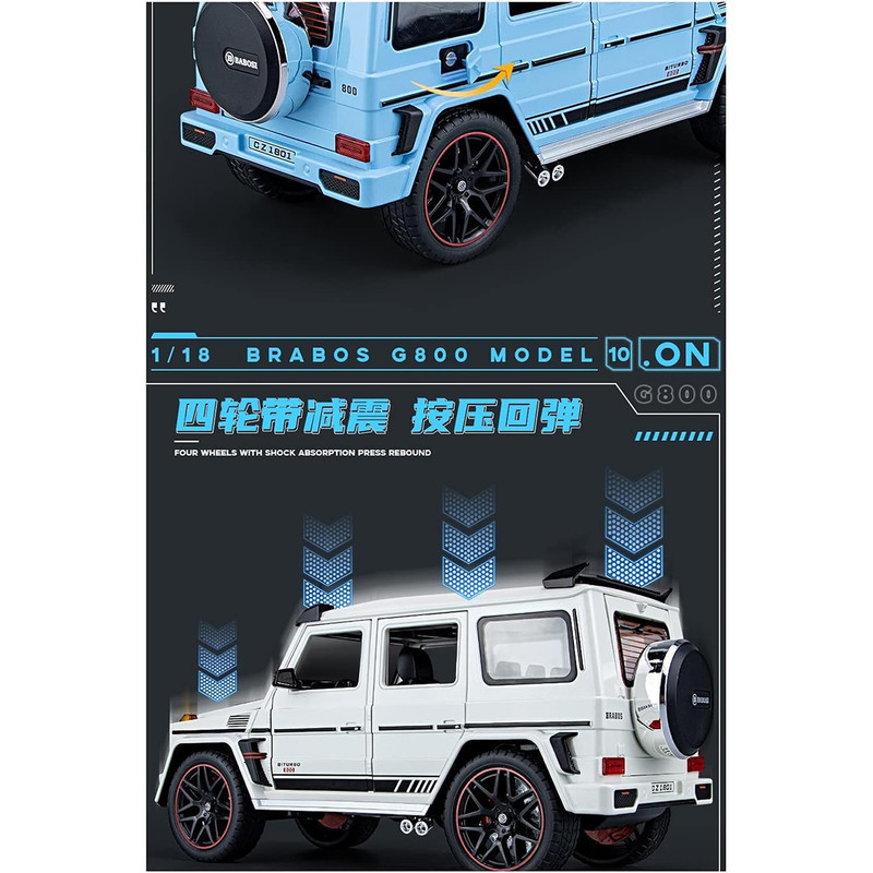 ماکت ماشین مدل مرسدس بنز جی کلاس Mercedes-Benz G-class brabos 800