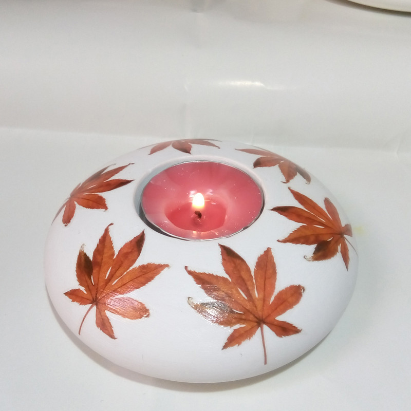 جاشمعی طرح پاییزی کد M 11 بسته 6 عددی