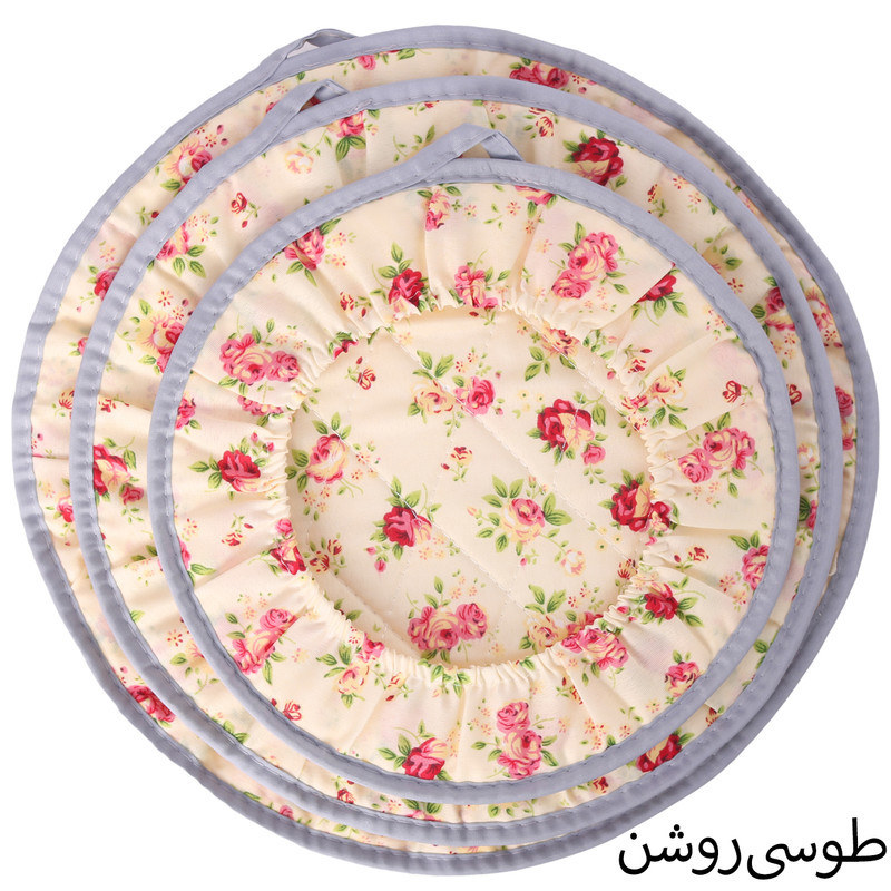 ست دم‌کنی 3 تکه طرح گل کد 104463