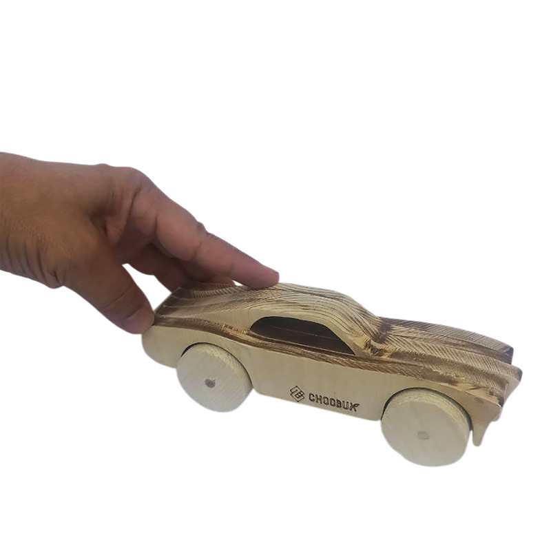 ماکت ماشین بازی چوبی کلاسیک مدل فورد ماستنگ کلکسیونی کد CFM-01