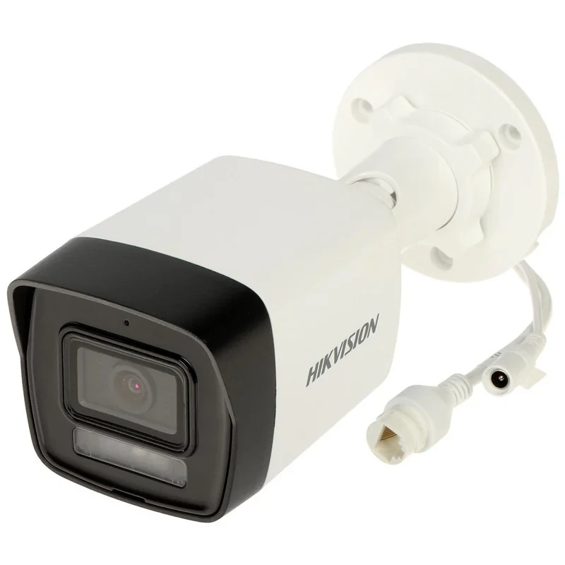 دوربین مداربسته تحت شبکه دیواری هایک ویژن مدل DS-2CD1043G2-LIU با رزولوشن 4 مگاپیکسل، لنز 4 میلی‌متری، دید در شب 30 متر، حذف نویز هوشمند، پشتیبانی از PoE و ضبط صدا داخلی