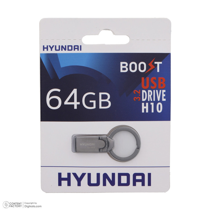 فلش مموری هیوندای مدل H10 USB3.2 ظرفیت 64 گیگابایت