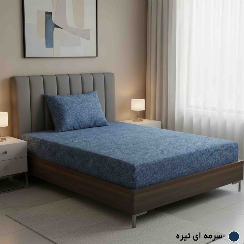 سرویس ملحفه 1 نفره 2 تکه مانیکاهوم مدل پتینه پلاس patine plus