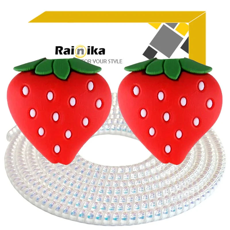 محافظ کابل شارژ و هندزفری رینیکا مدل Strawberry KK 03 مجموعه 3 عددی