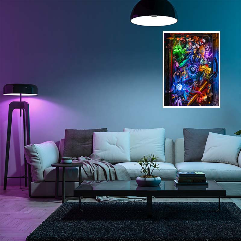 پوستر کارنيکا طرح گیم لاور Game Lover کد 34174 مجموعه 8 عددی