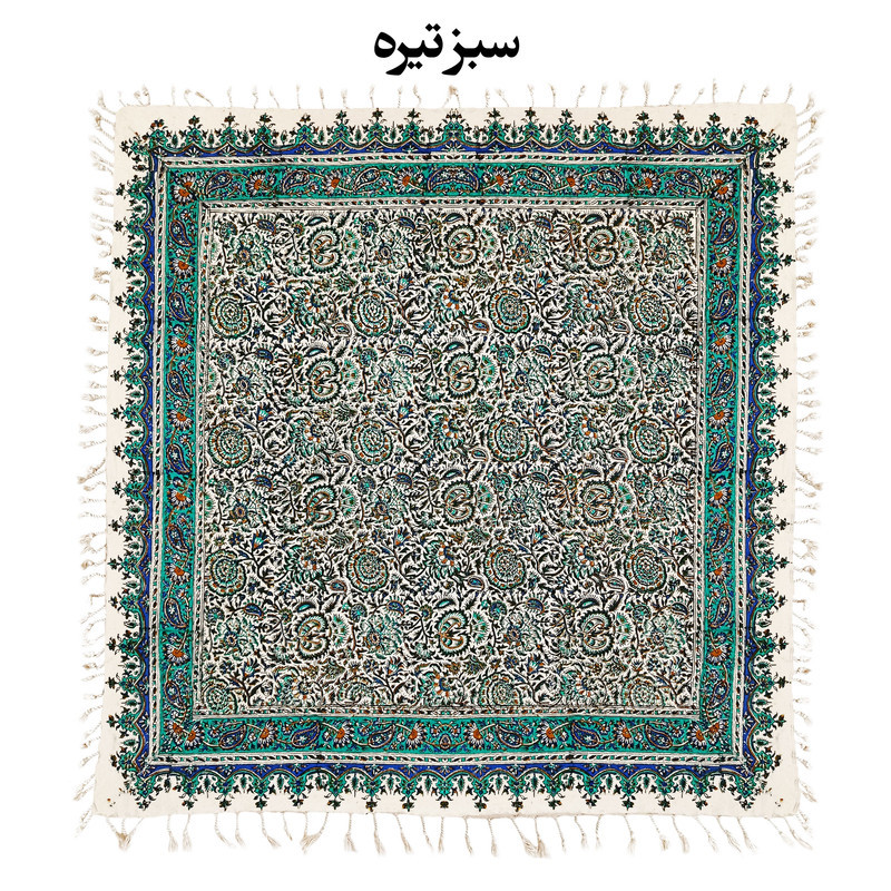 رومیزی قلمکار مدل گل دار