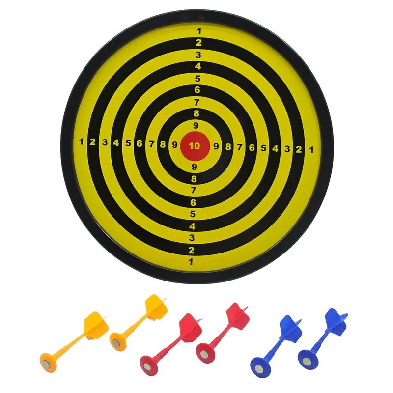 دارت مغناطیسی ناب سل مدل دیواری کد shoot darts bow and arrow set naab001 به همراه 6 عدد تیر دارت