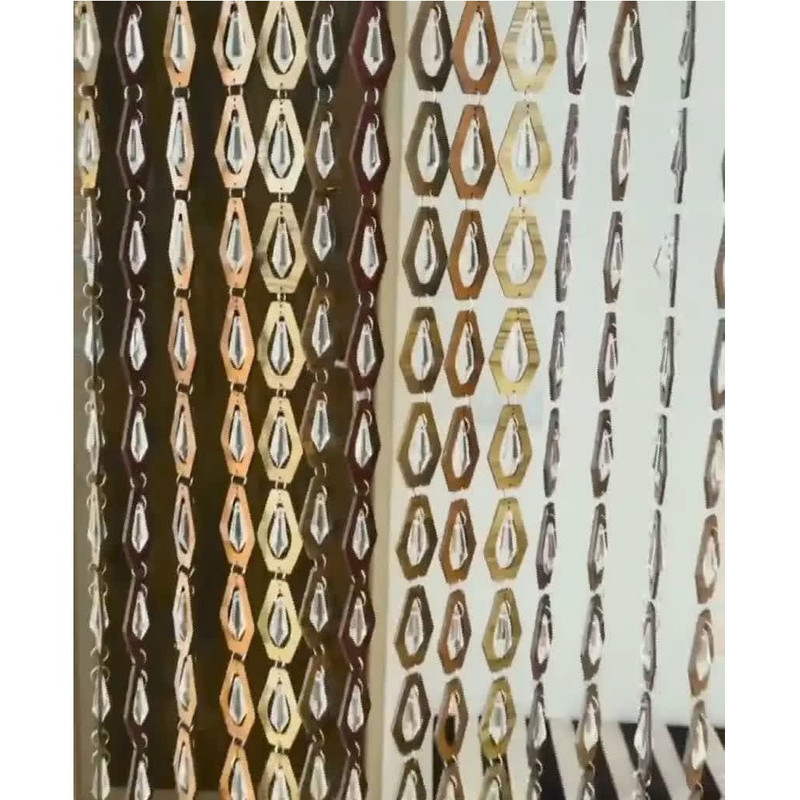 پرده آریا کریستال مدل طاووس سایز 100x200 سانتی متر