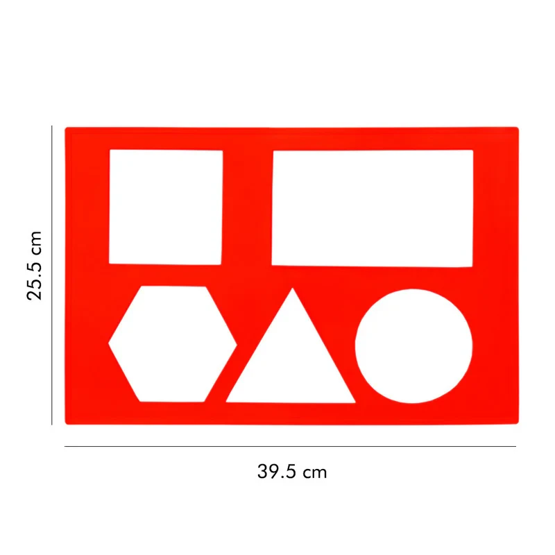 شابلون مدل اشکال هندسی کد Stencil-Math