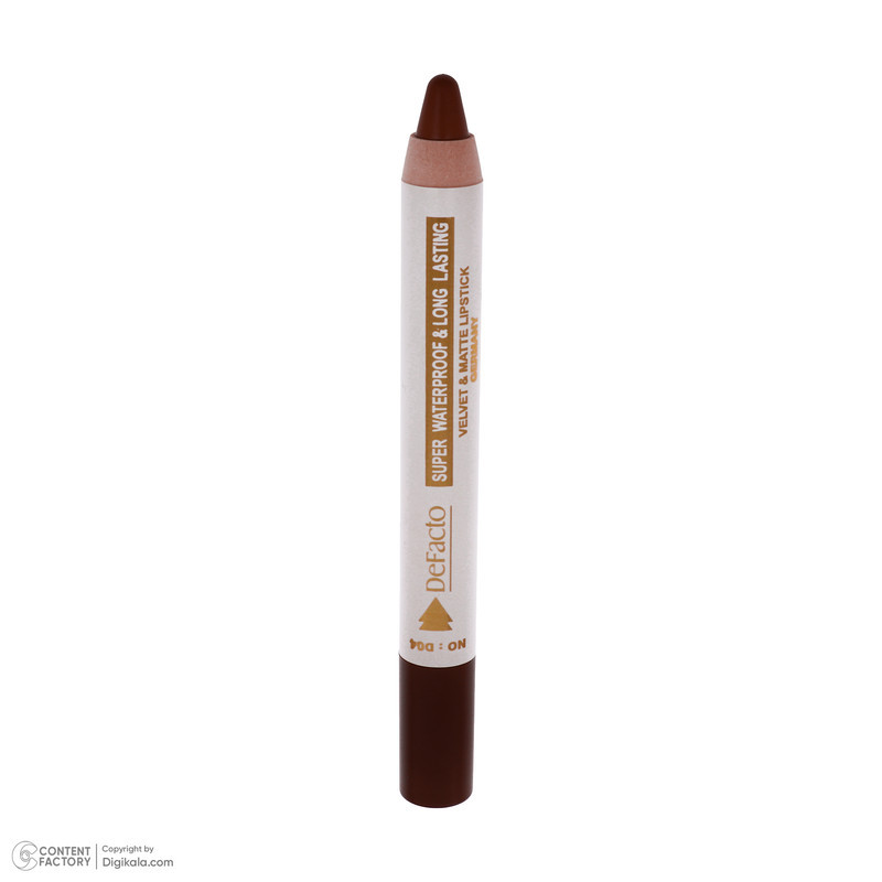 رژ لب مدادی مات دیفکتو مدل Waterproof شماره 4