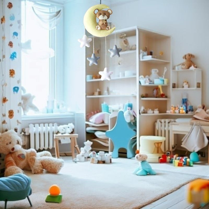 آویز اتاق کودک ریماز مدل خرس مهربان