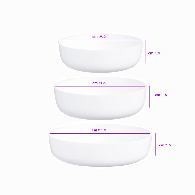 ظرف پخت گلدن اپال مدل PYREX مجموعه 3 عددی