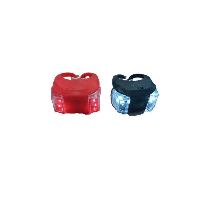 چراغ جلو و عقب دوچرخه مدل ژله ای
